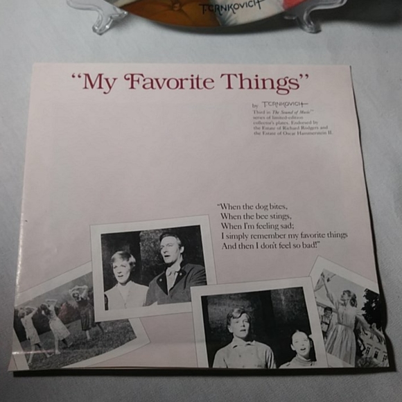 Knowles China "Sound of Music" "My Favorite Things Plate - Picture 6 of 11